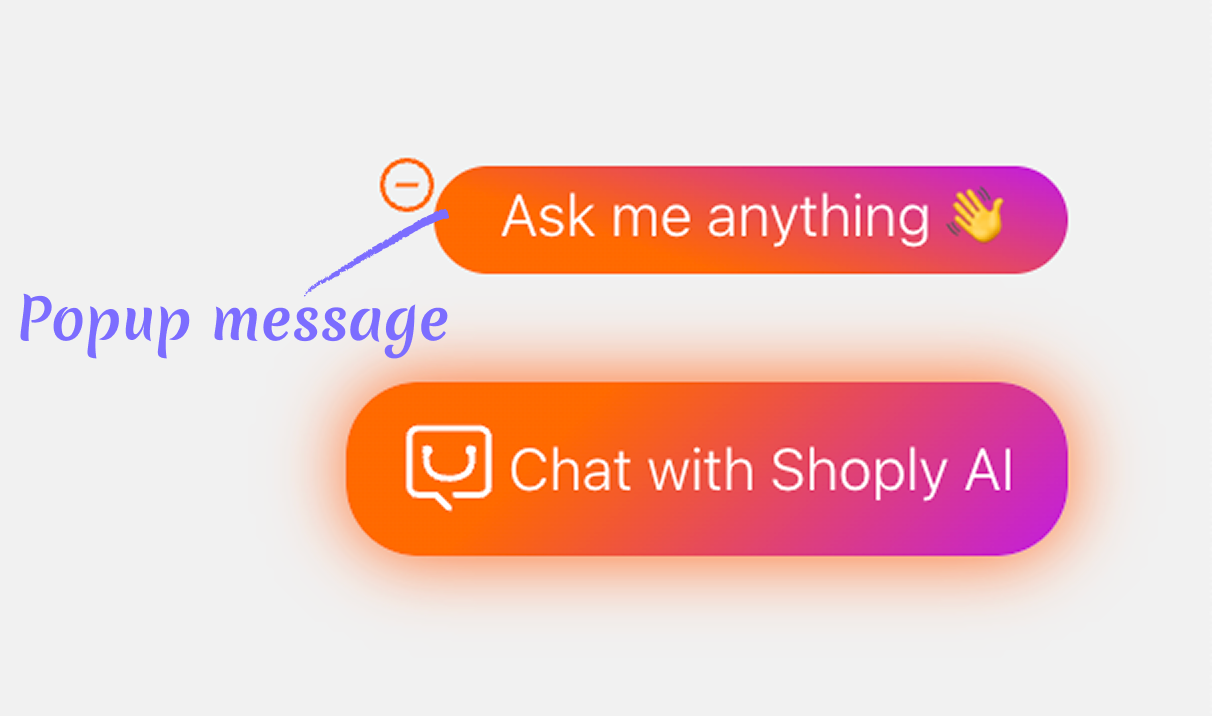 Popup Welcome Message